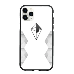 Чехол для iPhone 11 Pro Max матовый No Man's Sky white poly