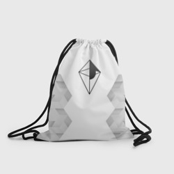 Рюкзак-мешок 3D No Man's Sky white poly