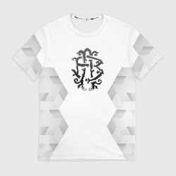 Мужская футболка 3D Nickelback white poly