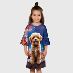 Детское платье 3D Мальтипу в космосе - фото 2