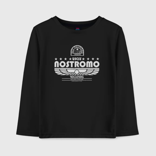 Детский лонгслив хлопок USCSS The Nostromo серый