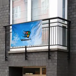 Флаг-баннер Windows 95 logo - фото 2