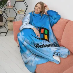 Плед с рукавами Windows 95 logo - фото 2
