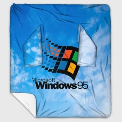 Плед с рукавами Windows 95 logo