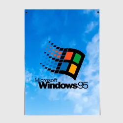 Постер Windows 95 logo