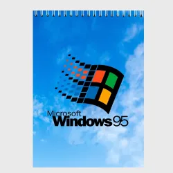 Скетчбук Windows 95 logo