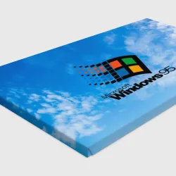 Холст прямоугольный Windows 95 logo - фото 3