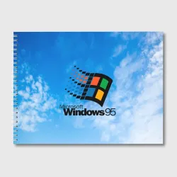 Альбом для рисования Windows 95 logo