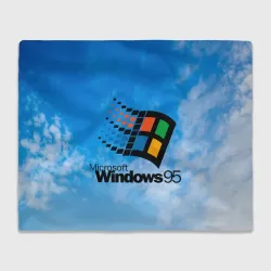Плед 3D Windows 95 logo