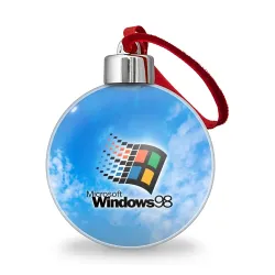 Ёлочный шар Mindows 98 logo