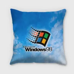Подушка 3D Mindows 98 logo