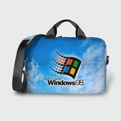 Сумка для ноутбука 3D Mindows 98 logo