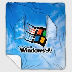 Плед с рукавами Mindows 98 logo