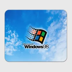 Прямоугольный коврик для мышки Mindows 98 logo