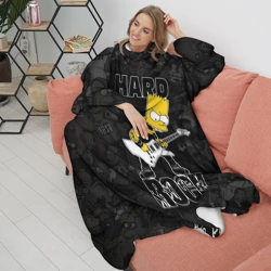 Плед с рукавами Hard Rock барт симпсон - фото 2