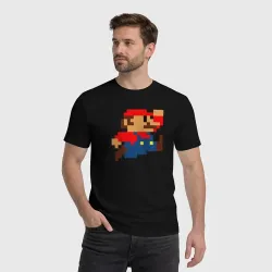 Мужская футболка хлопок Mario 8 bit - фото 2