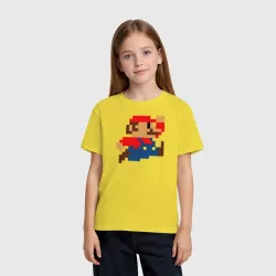 Детская футболка хлопок Mario 8 bit - фото 2