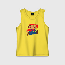 Детская майка хлопок Mario 8 bit