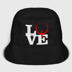 Детская панама хлопок Люблю quake