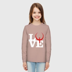 Детский лонгслив хлопок Люблю quake  - фото 2