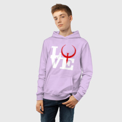 Детская толстовка хлопок Люблю quake  - фото 2