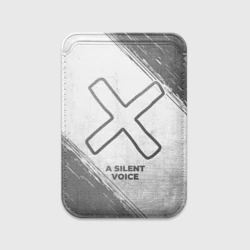Картхолдер Magsafe магнитный A Silent Voice - white gradient