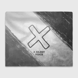 Плед 3D A Silent Voice - white gradient