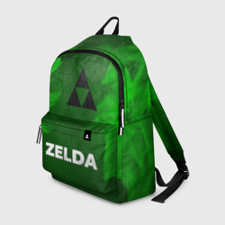 Рюкзак 3D Zelda - green gradient по-центру