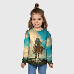 Детский лонгслив 3D Идржих на коне Kingdom come deliverence 2 - фото 2