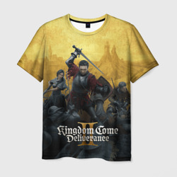 Мужская футболка 3D Сражение Kingdom come 2 deliverance