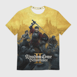 Мужская футболка 3D Сражение Kingdom come 2 deliverance