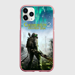 Чехол для iPhone 11 Pro Max матовый Герой Chernobylite 2 exclusion zone 