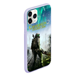 Чехол для iPhone 11 Pro Max матовый Герой Chernobylite 2 exclusion zone  - фото 2