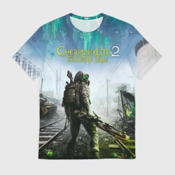 Мужская футболка 3D Герой Chernobylite 2 exclusion zone 
