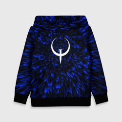 Детская толстовка 3D Quake blue energy
