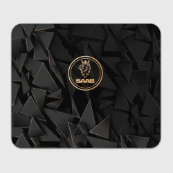 Прямоугольный коврик для мышки Saab golden poly