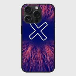 Чехол силиконовый для Apple iPhone 15 Pro матовый A Silent Voice red energy