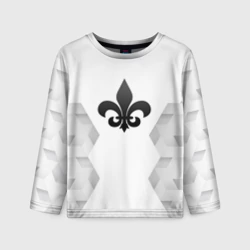 Детский лонгслив 3D Saints Row white poly