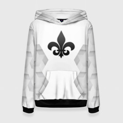 Женская толстовка 3D Saints Row white poly