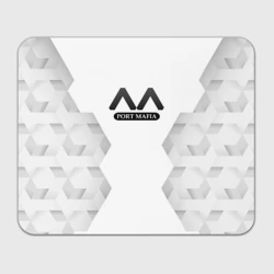 Прямоугольный коврик для мышки Bungo Stray Dogs white poly