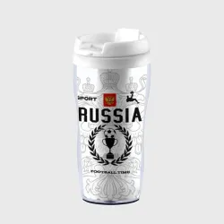 Термокружка-непроливайка Футбольная форма Россия с номером 10