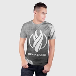 Мужская футболка 3D Slim Dead Space - grey gradient - фото 2