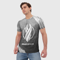 Мужская футболка 3D Dead Space - grey gradient - фото 2