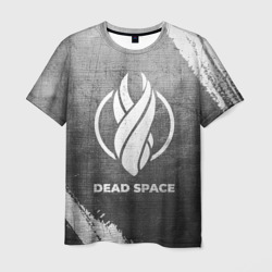 Мужская футболка 3D Dead Space - grey gradient