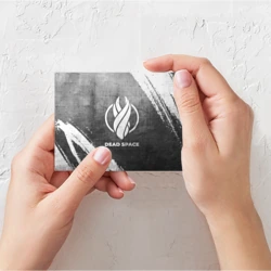 Поздравительная открытка Dead Space - grey gradient - фото 2