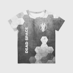 Детская футболка 3D Dead Space - grey gradient вертикально