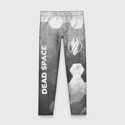 Детские леггинсы 3D Dead Space - grey gradient вертикально