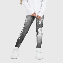 Детские леггинсы 3D Dead Space - grey gradient вертикально - фото 2
