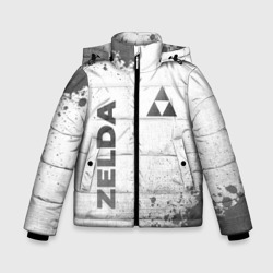 Зимняя куртка для мальчиков 3D Zelda - white gradient вертикально