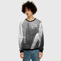 Мужской свитшот 3D Evanescence - grey gradient вертикально - фото 2